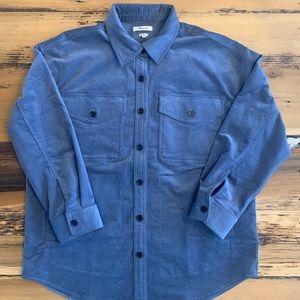 NWOT  Madewell Corduroy Twill Shirt Jacket Size L